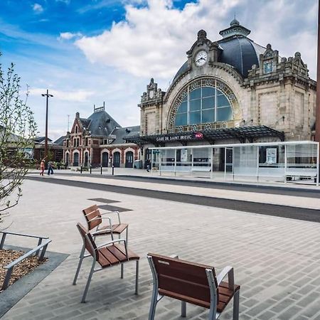 Appartement Cozy En Face De La Gare - Saint-Brieuc Exteriér fotografie